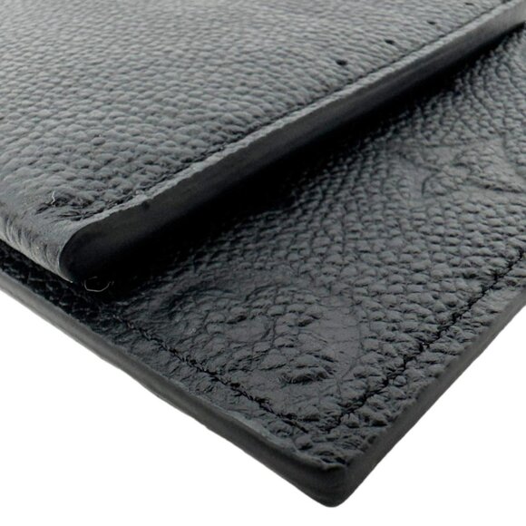 Louis Vuitton  Monogram Empreinte Leather Insert Card Holder Black - Picture 6 of 11